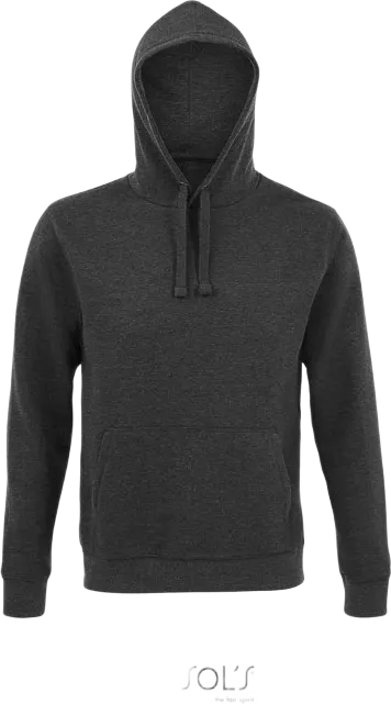 Spencer Men hoodie in Charcoal Melange