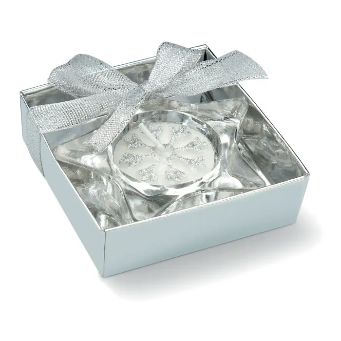Stario – Star shaped candle holder — Matt Silver
