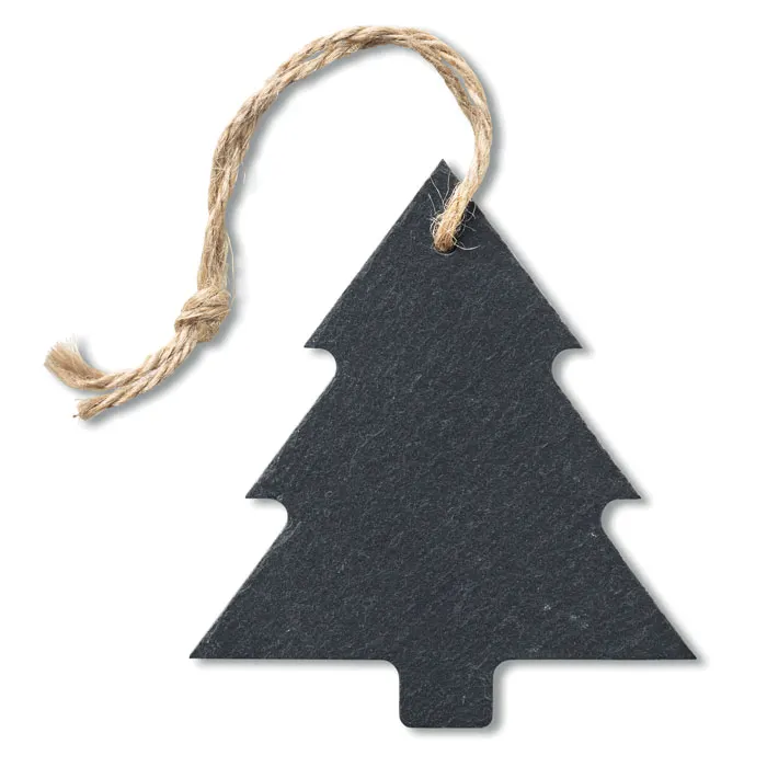 Slatetree – Slate xmas hanger tree — Black