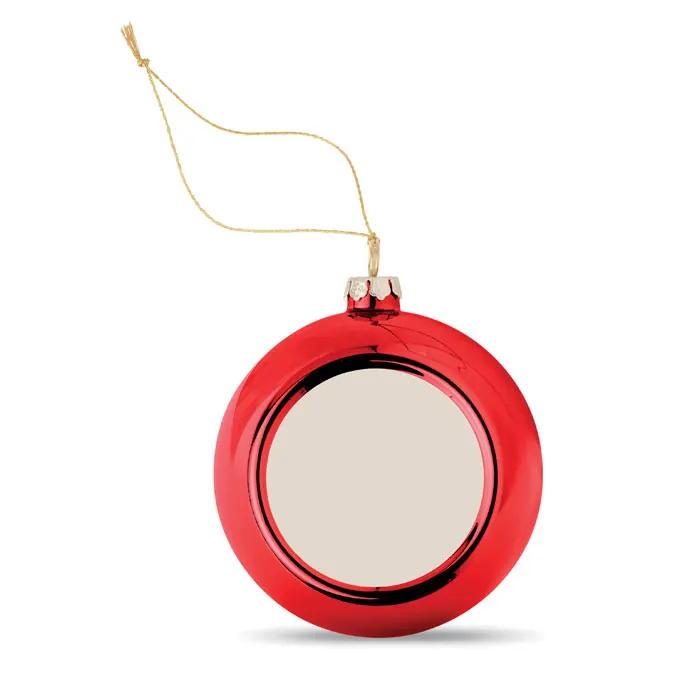 Happy Ball – Christmas ball for sublimation — Red