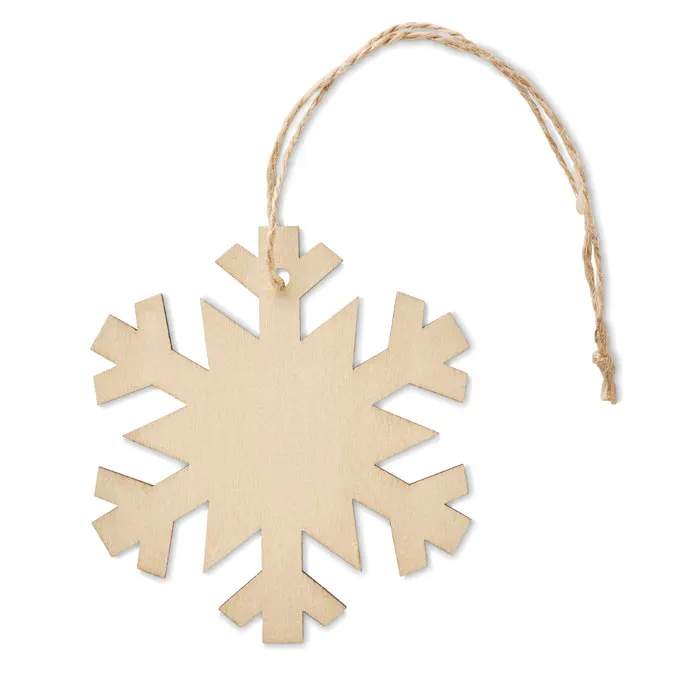 Neuy – Snowflake Tree hanger — Wood