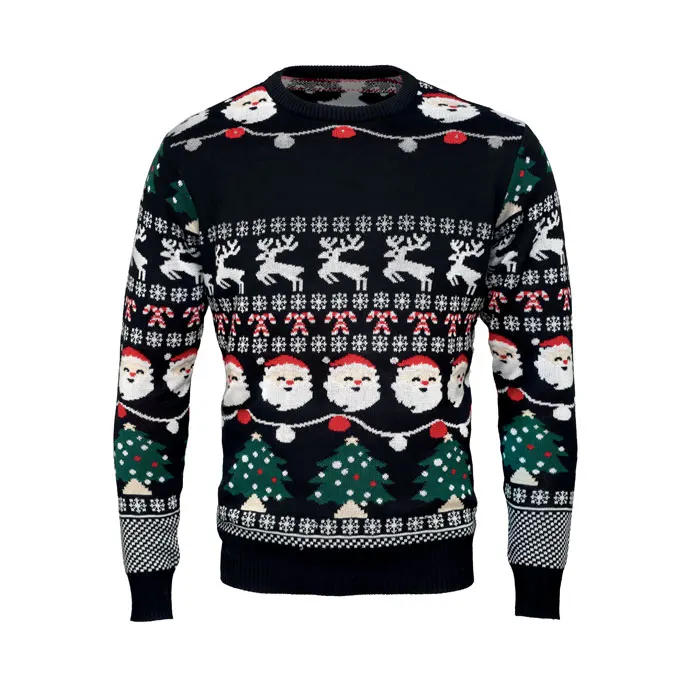 Shamis Large – Christmas LED sweater L/XL — Black