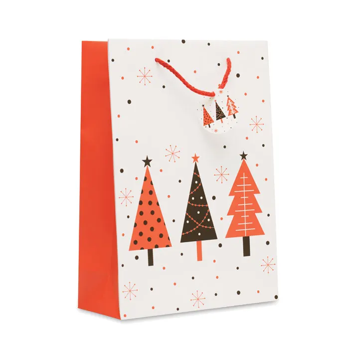 Bossa Large – Gift paper bag large — White