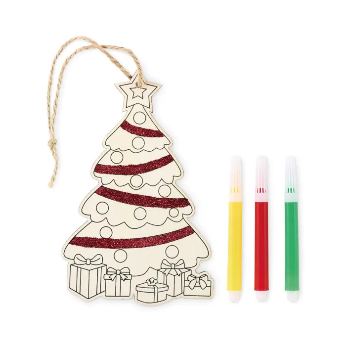 Colortree – Christmas tree ornament — Wood