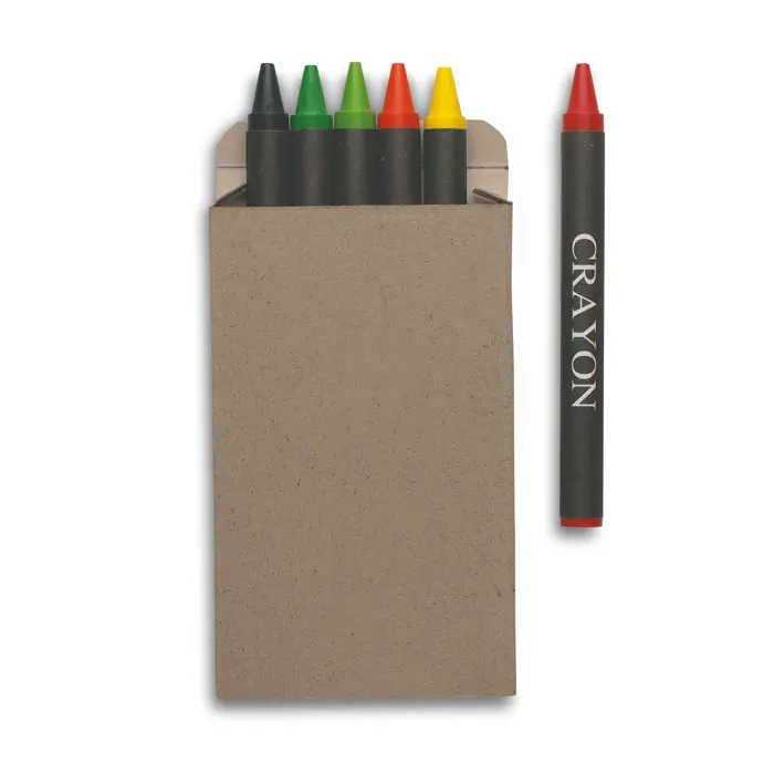 Brabo – Carton of 6 wax crayons — Multicolour
