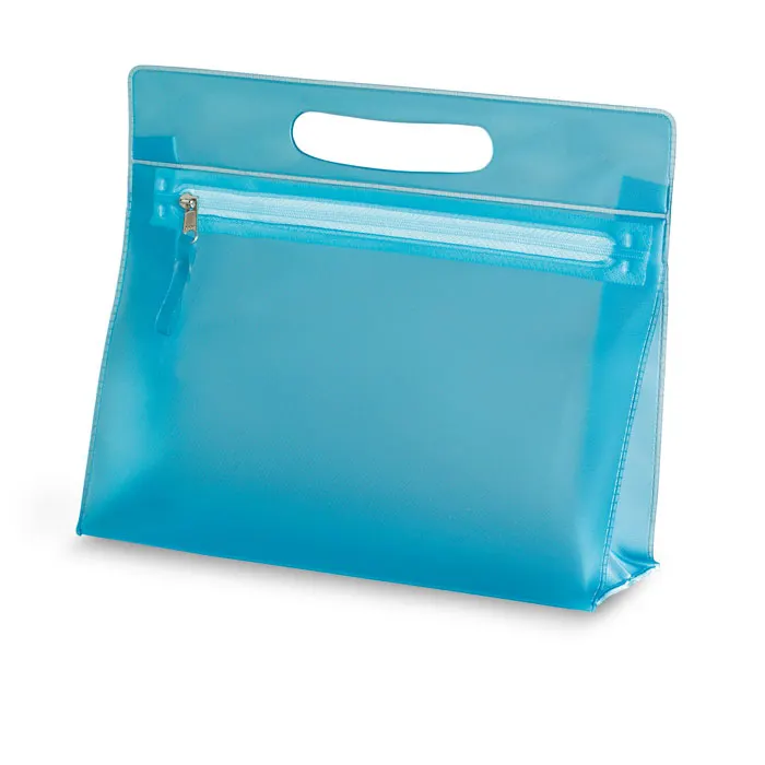 Moonlight – Transparent cosmetic pouch — Blue