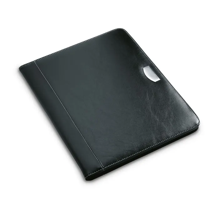 Buswe Big – PU portfolio w/ 20 pages bloc — Black
