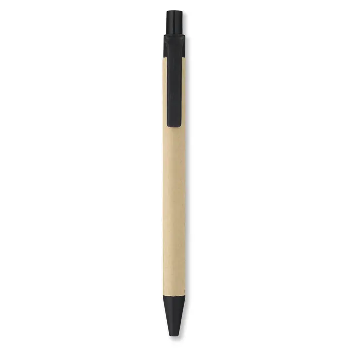 Cartoon – Paper/corn PLA ball pen — Black