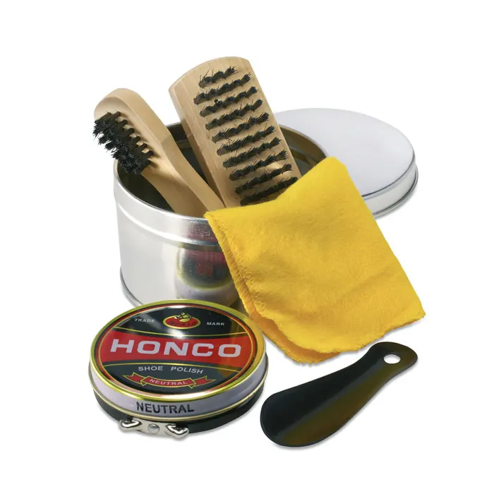 Torton – Shoe polish kit — Shiny Silver