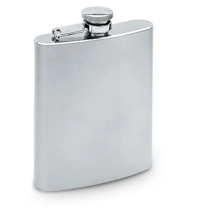 Slimmy Flask – Slim hip flask 200ml — Matt Silver