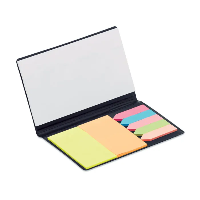 Memoff – Memo pad with page markers — Black