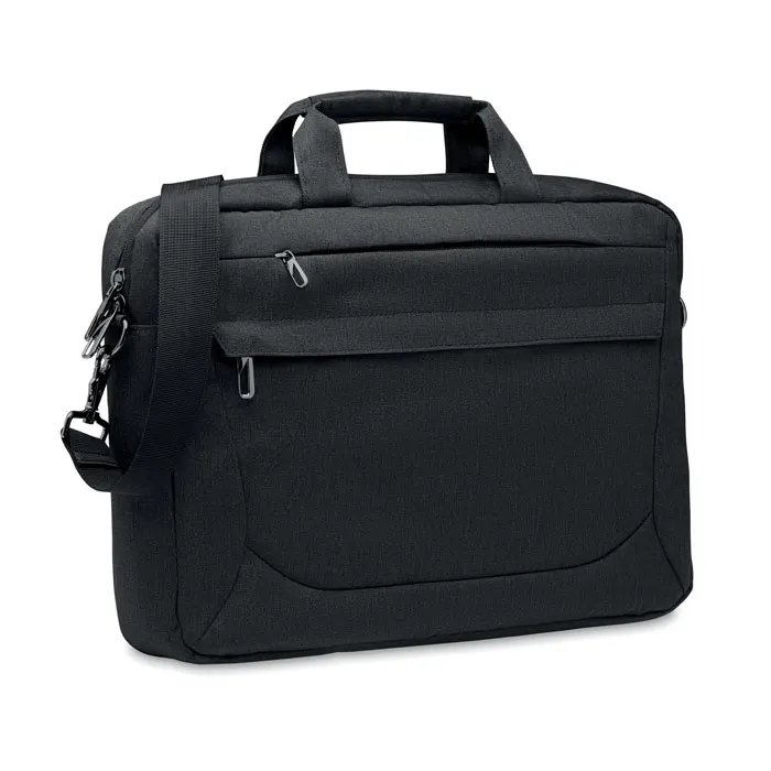 Rocky – 600 RPET laptop bag — Black