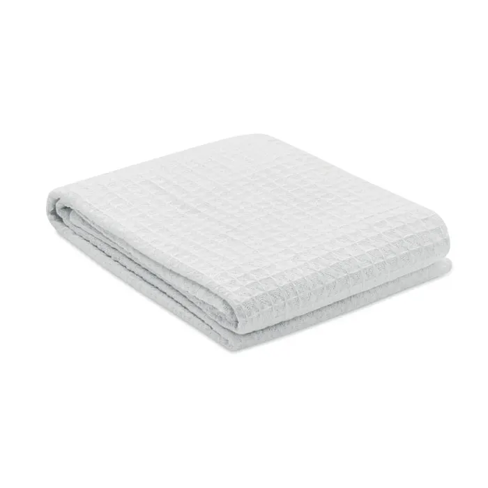 Gusto – Cotton wafle blanket 350 gr/m² — White