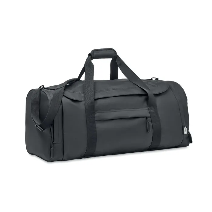 Valley Duffle – Large sports bag in 300D RPET — Black