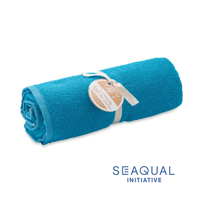Water – SEAQUAL® towel 100x170cm — Turquoise