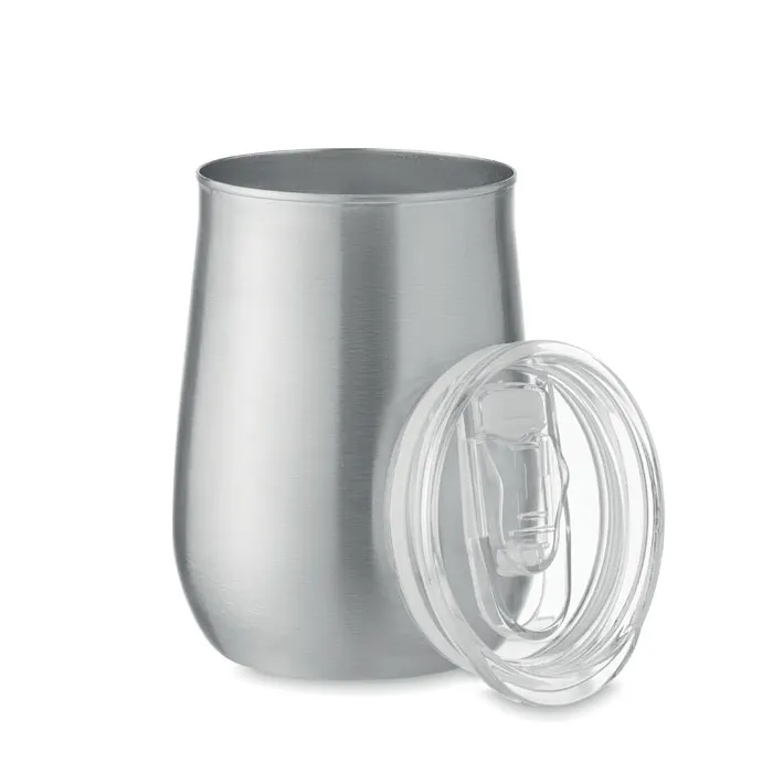 Ursa – Recycled stainless steel mug — Matt Silver