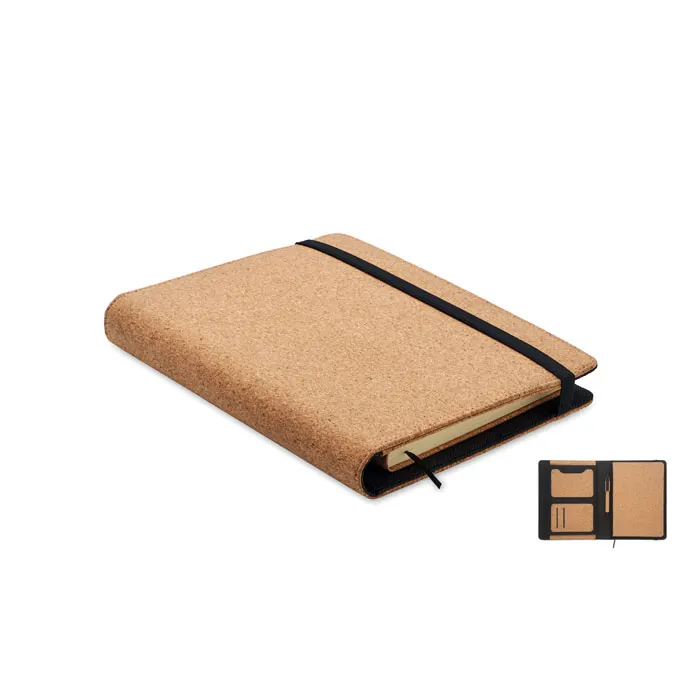 Origin – A5 portfolio in cork — Beige