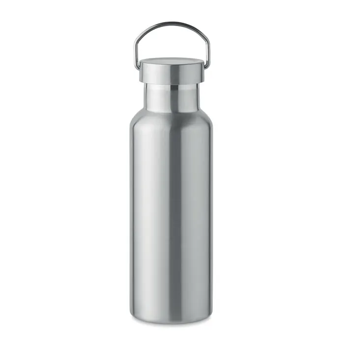 Florence – Double wall bottle 500 ml — Matt Silver