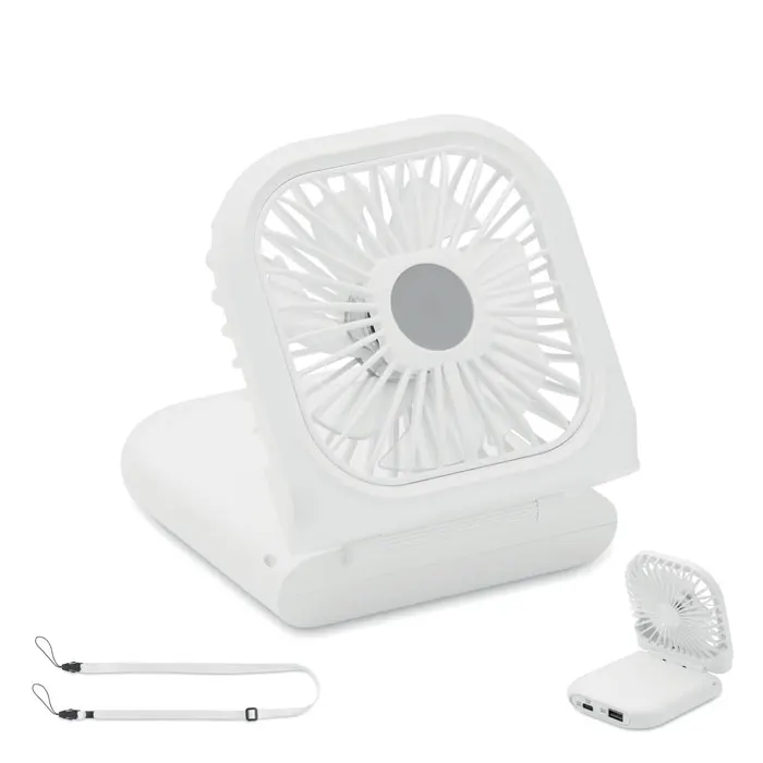 Standfan – Portable foldable or desk fan — White