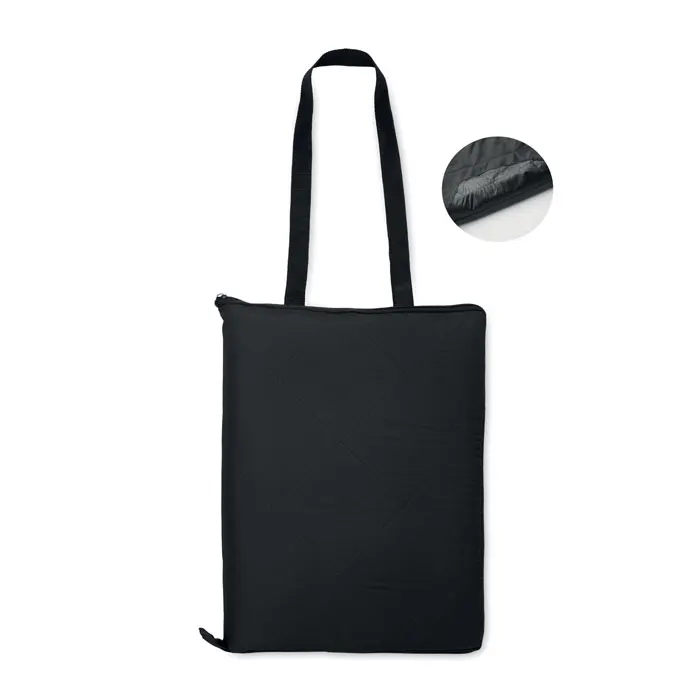 Pacam – Foldable picnic blanket — Black