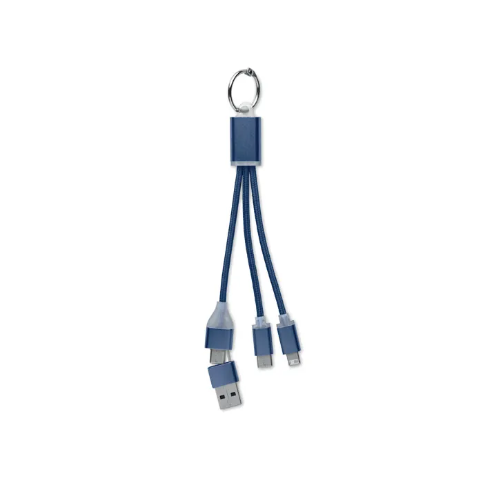 Blue – 4 in 1 charging cable type C — French Navy