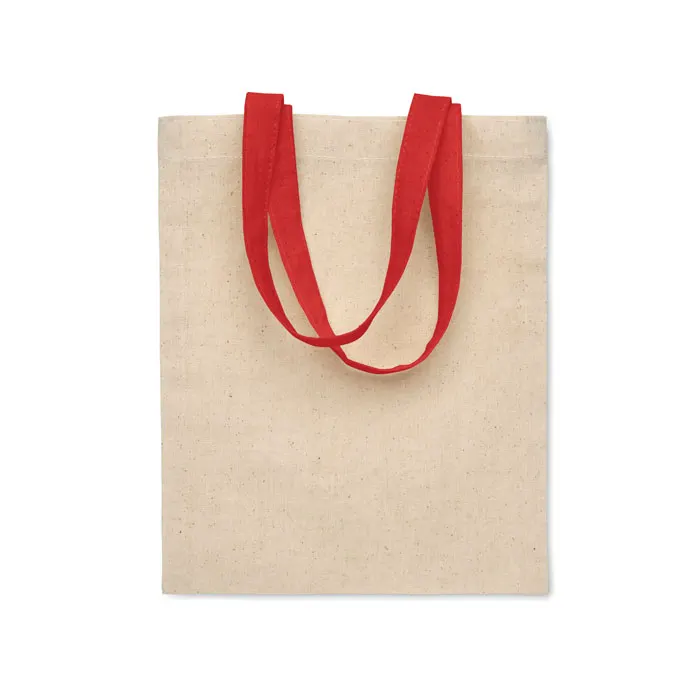 Chisai – Small cotton gift bag140 gr/m² — Red