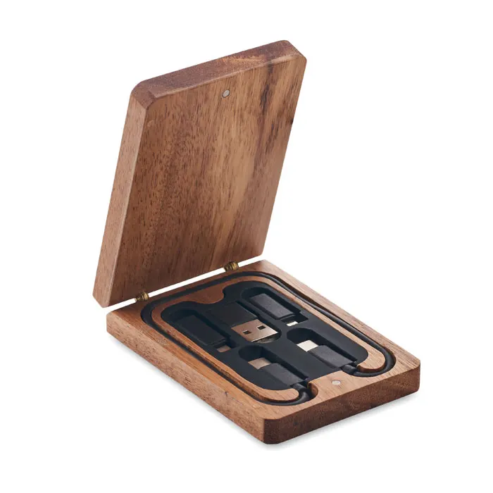 Versa – 3 in 1 cable set — Wood