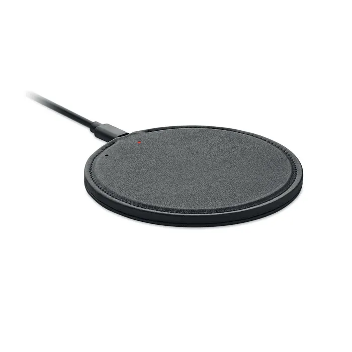 Alfa – Recycled 15W Wireless charger — Black