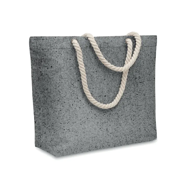 Mare – Cord handle beach bag 220gr/m² — Black