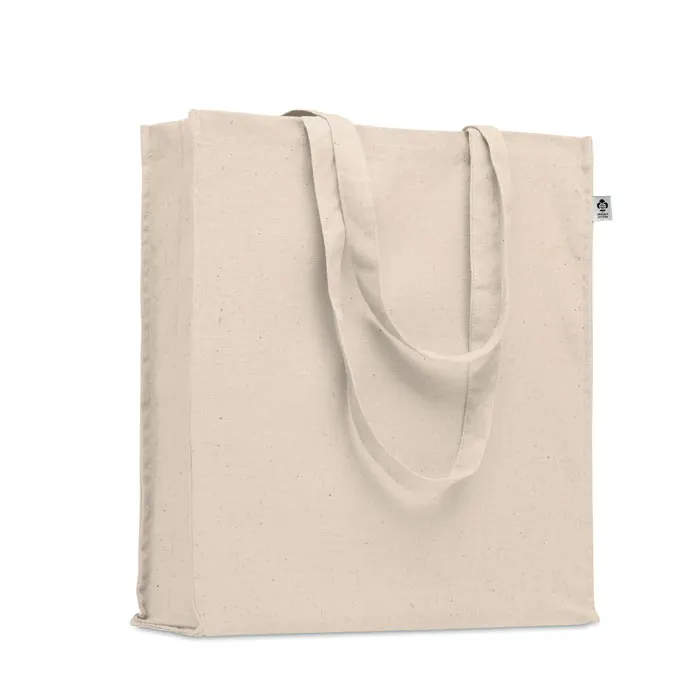 Bente – Organic cotton shopping bag — Beige