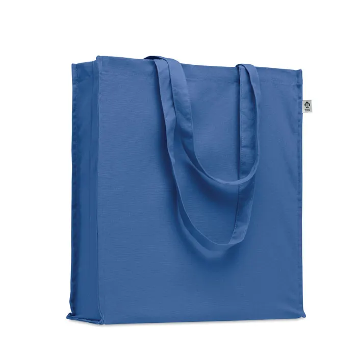 Bente Colour – Organic cotton shopping bag — Royal Blue