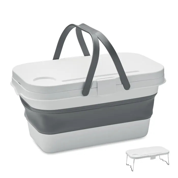 Cesta – Collapsible picnic basket — White
