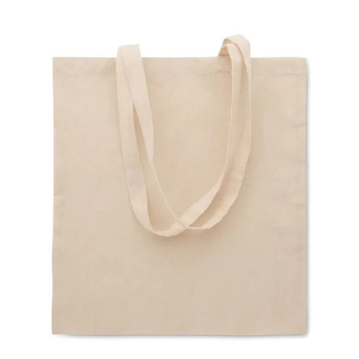 Shopping bag polycotton — Beige