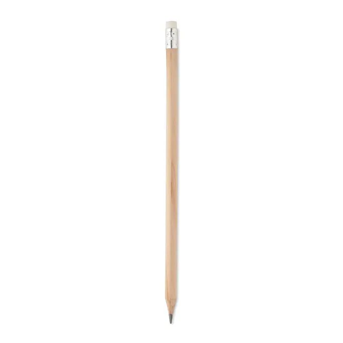 Stomp Sharp – Natural pencil with eraser — Wood