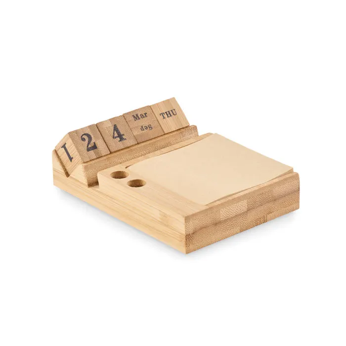 Bootop – Bamboo desktop calendar — Wood