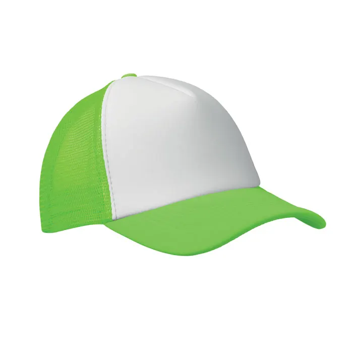 Bubble – 5 Panel trucker cap — Neon Green