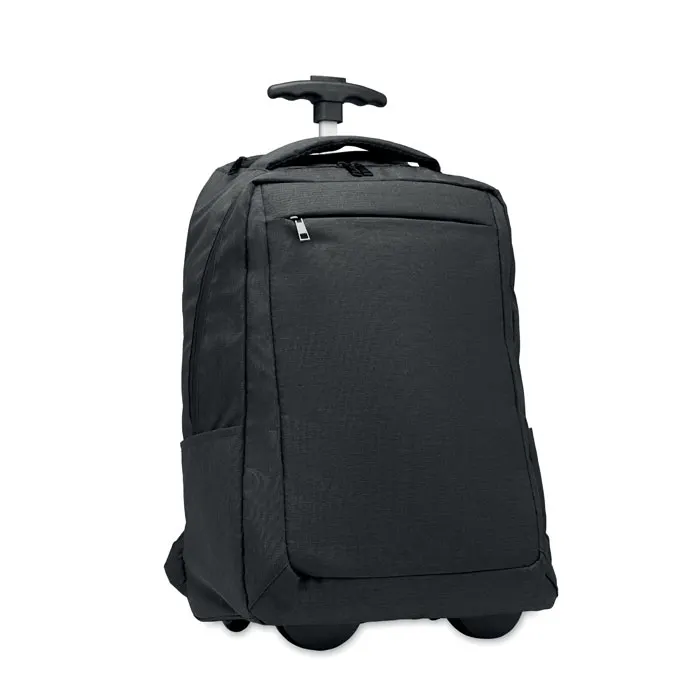 Dalvik – 480D RPET backpack trolley — Black