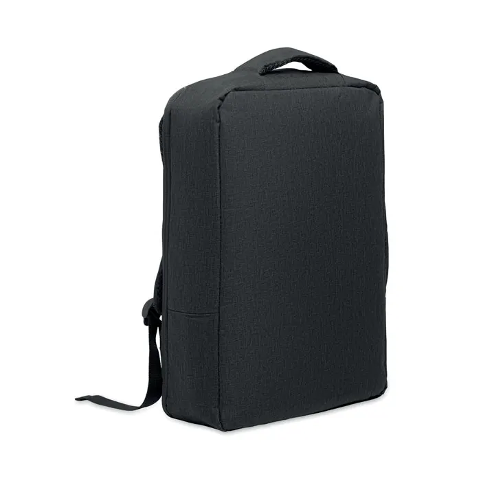 Laugar – Slim 15 inch laptop backpack — Black