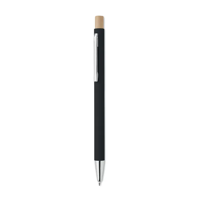 Bergamo – Recycled aluminium ball pen — Black