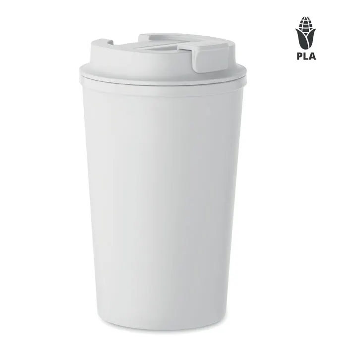 Beibaku – PLA double wall tumbler 350ml — White
