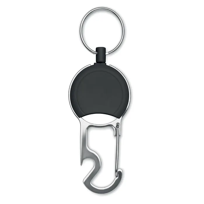 Pulric – Retractable badge holder set — Black