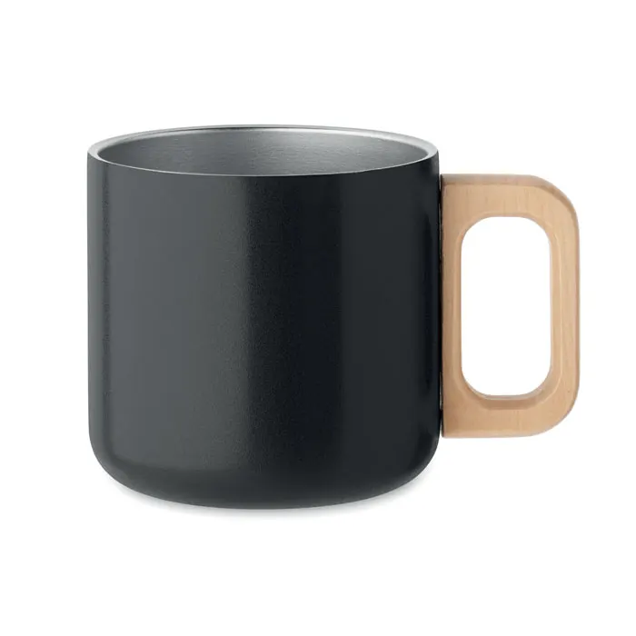Acero – Double wall mug 350 ml — Black