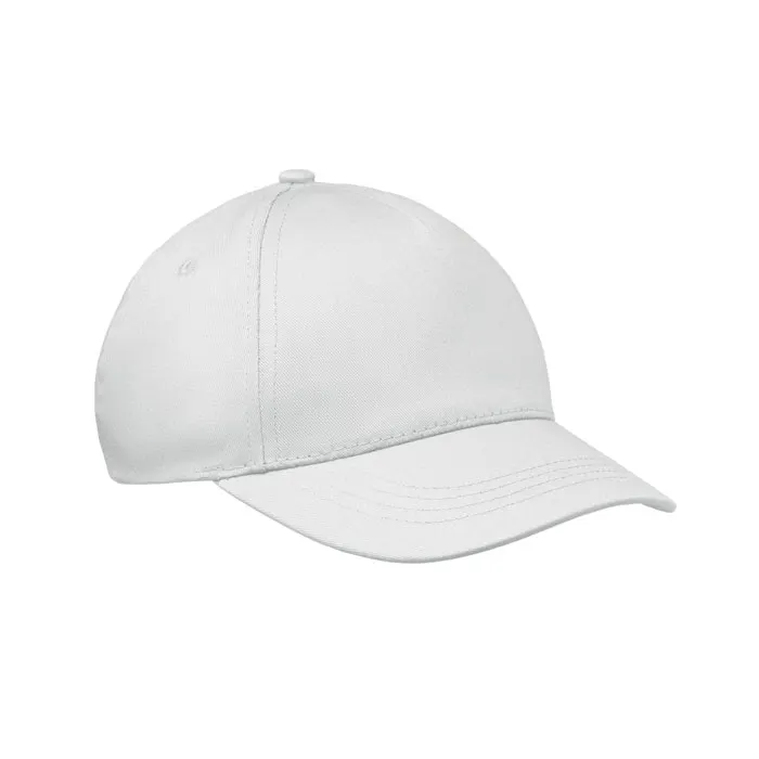 Buzz Kids – 5 panel kids baseball cap — White