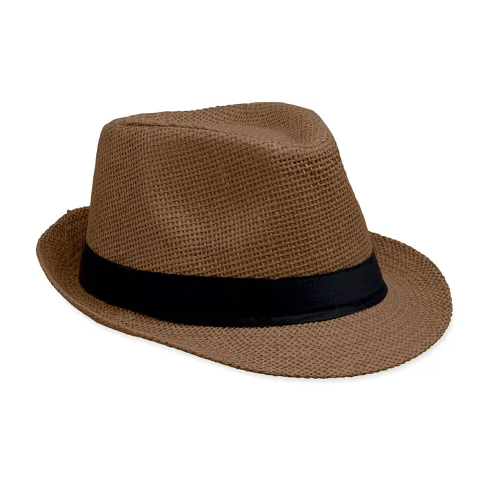 Boowie – Paper straw hat — Brown