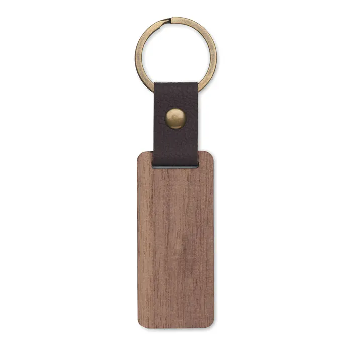 Nawkey – Key ring in walnut and PU — Wood