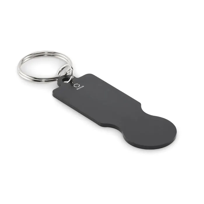 Tokley – Key ring with trolley token — Black