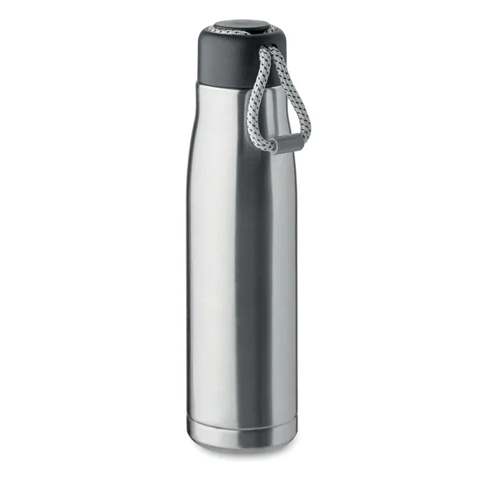 Cordle – Double wall bottle 500 ml — Matt Silver