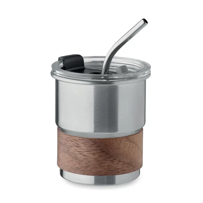 Mate – Single wall tumbler 260 ml — Matt Silver