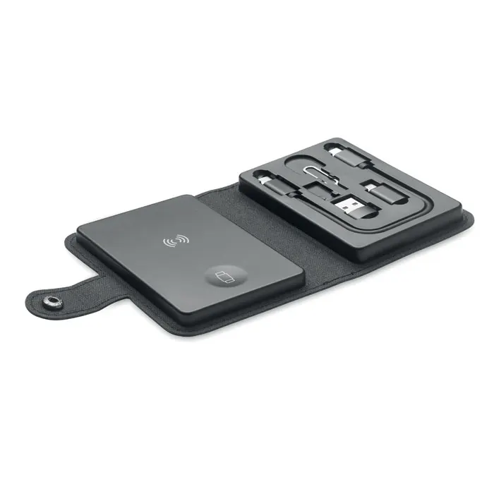Cawatt – 4 in 1 cable connector set 15W — Black