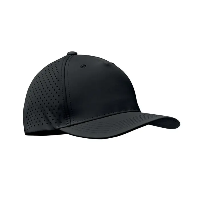 Capo – 5 panel baseball cap 130 gr/m² — Black